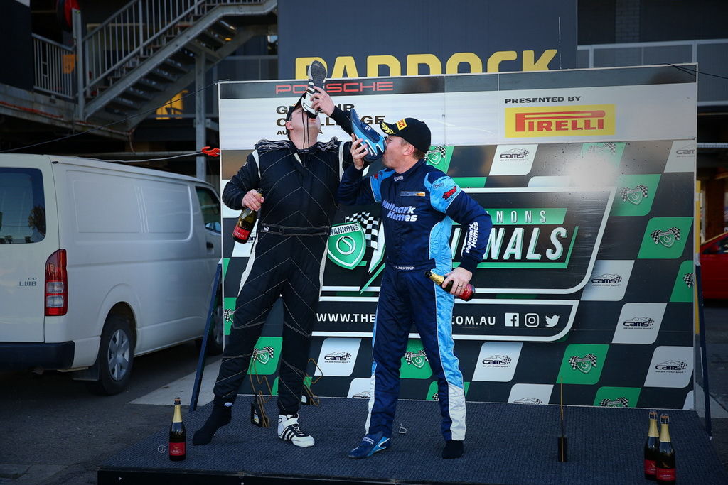 Anthony Gilbertson and Brett Boulton with McElrea Racing at Sydney Motorsport Park