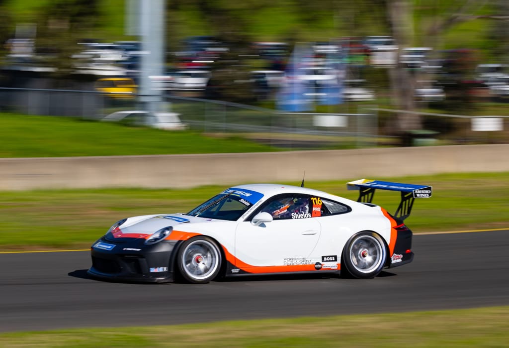 Aron Shields Aron Shields with McElrea Racing at Michelin Sprint Challenge Round 1 at Sydney Motorsport Park 2022