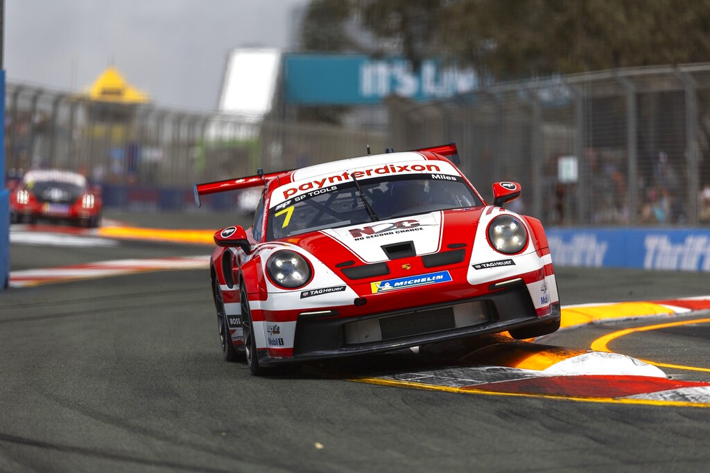 Tim Miles with McElrea Racing in the Porsche Carrera Cup Australia round 7 at Surfers Paradise 2023