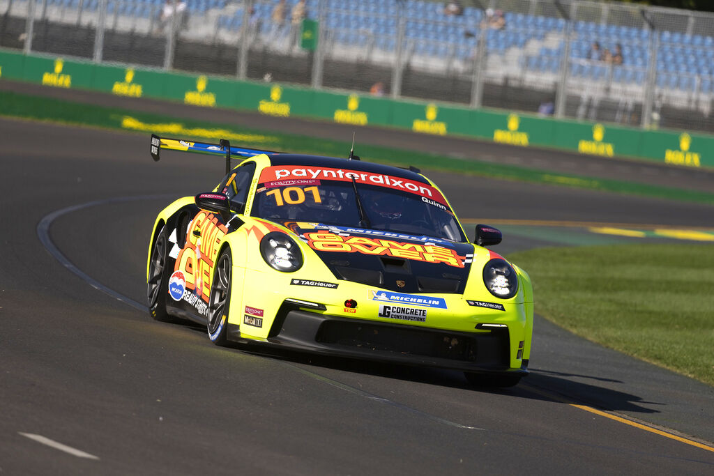 Ryder Quinn with McElrea Racing in the Porsche Carrera Cup Australia at the Australian Grand Prix 2024