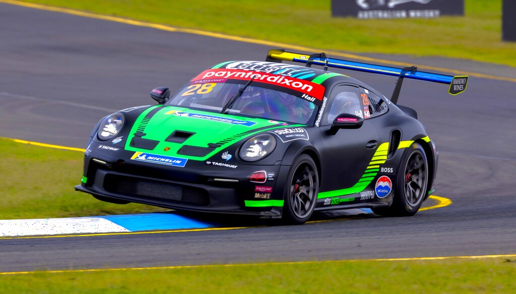 Bayley Hall with McElrea Racing in the Porsche Carrera Cup Australia at Sandown 500 2024