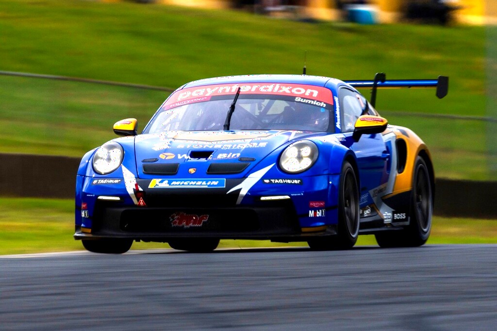 Caleb Sumich with McElrea Racing in the Porsche Carrera Cup Australia at Sydney Motorsport Park
