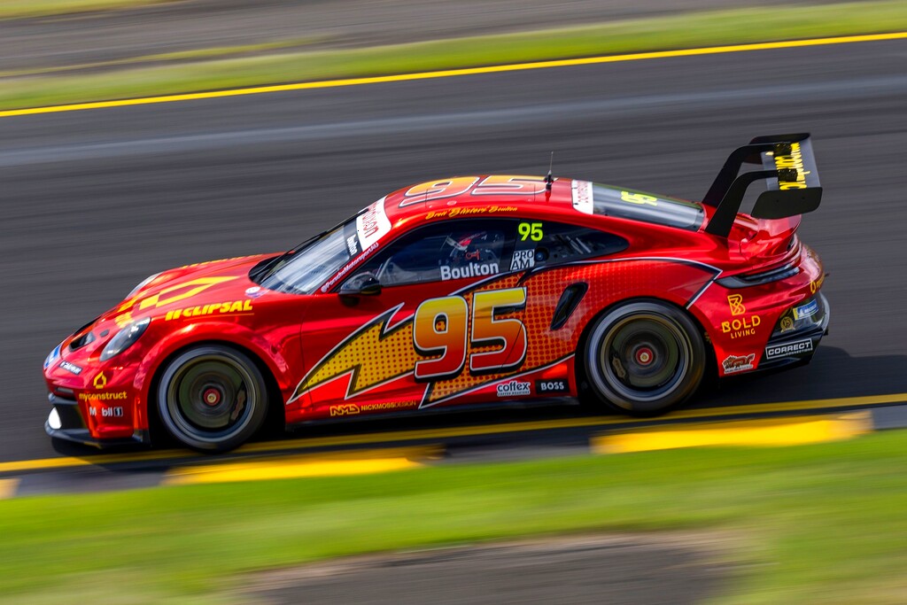 Brett Boulton with McElrea Racing in the Porsche Carrera Cup Australia at Sydney Motorsport Park