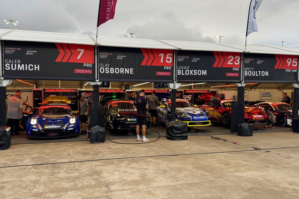 McElrea Racing at Sydney Motorsport Park for Porsche Carrera Cup Australia Round 1 2025