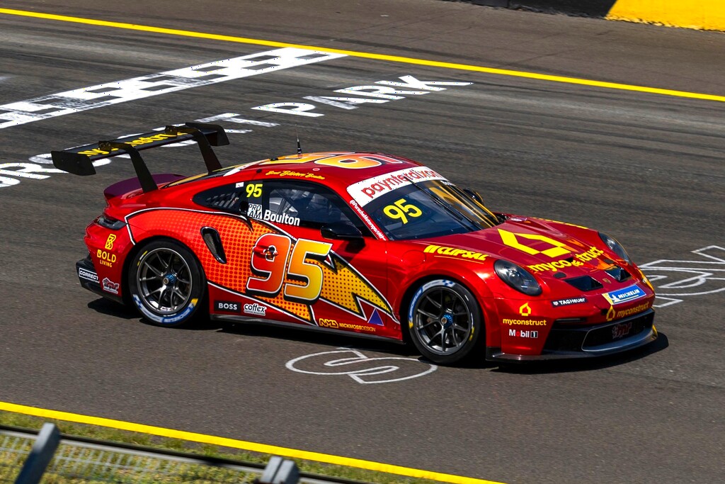 Brett Boulton with McElrea Racing in the Porsche Carrera Cup Australia at Sydney Motorsport Park