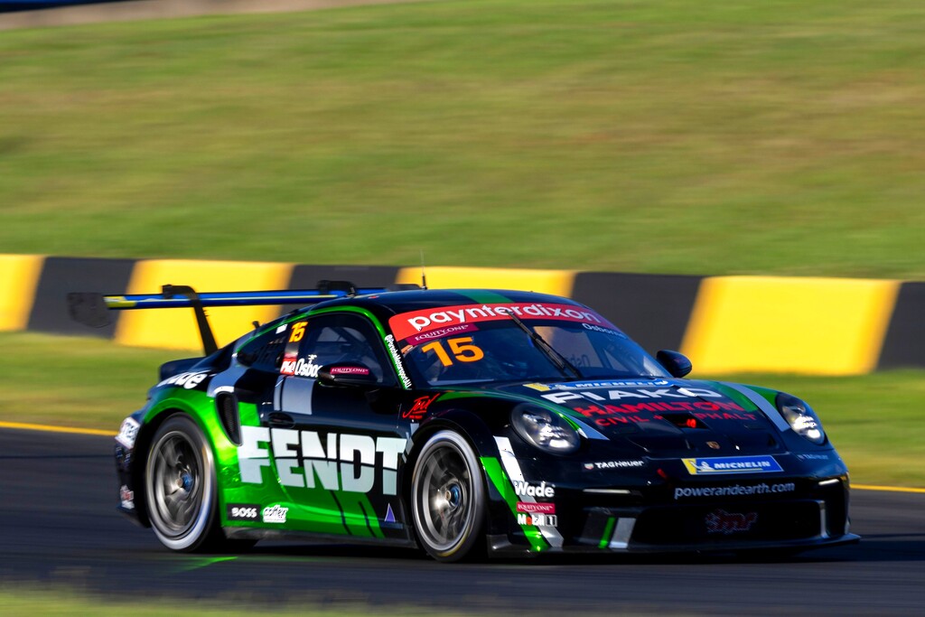 Clay Osborne with McElrea Racing in the Porsche Carrera Cup Australia at Sydney Motorsport Park