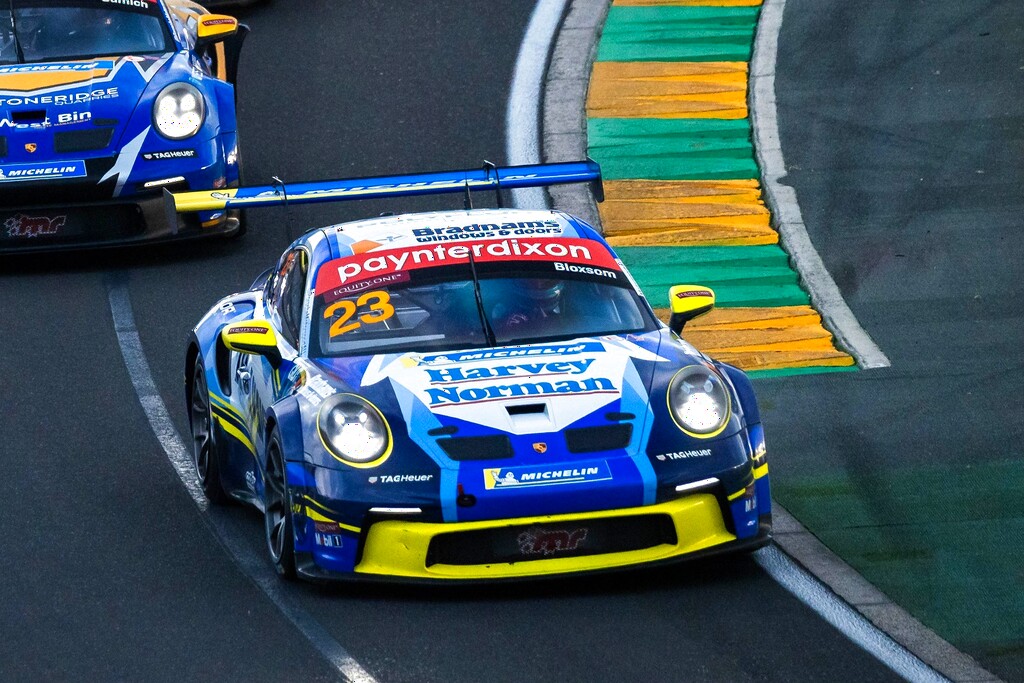 Lockie Bloxsom with McElrea Racing in the Porsche Carrera Cup Australia at the Australian Grand Prix