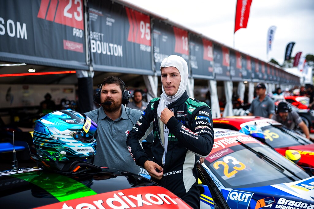 Clay Osborne with McElrea Racing in the Porsche Carrera Cup Australia at the Australian Grand Prix